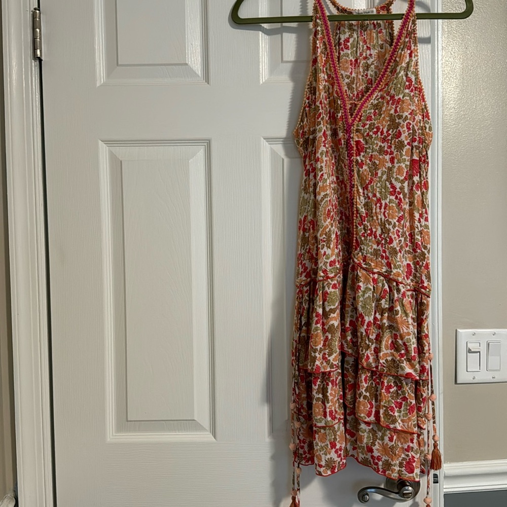 Poupette St. Barth tiered mini dress